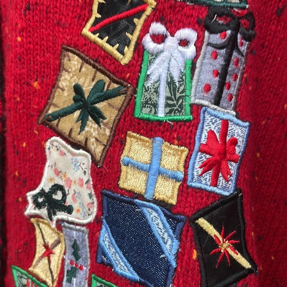 Super ugly Christmas sweater. Vintage. Women’s medium - Picture 3 of 5